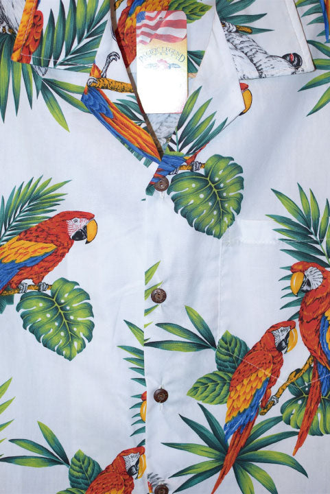 Pacific legend Aloha Shirts Parrot Allover パシフィック レジェンド アロハ シャツ オウム