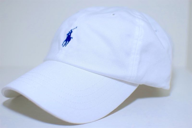 Polo Ralph Lauren(ラルフ ローレン)Cotton One Point Logo Cap White ポニー ポロ ロゴ ボール ラルフローレン キャップ ホワイト