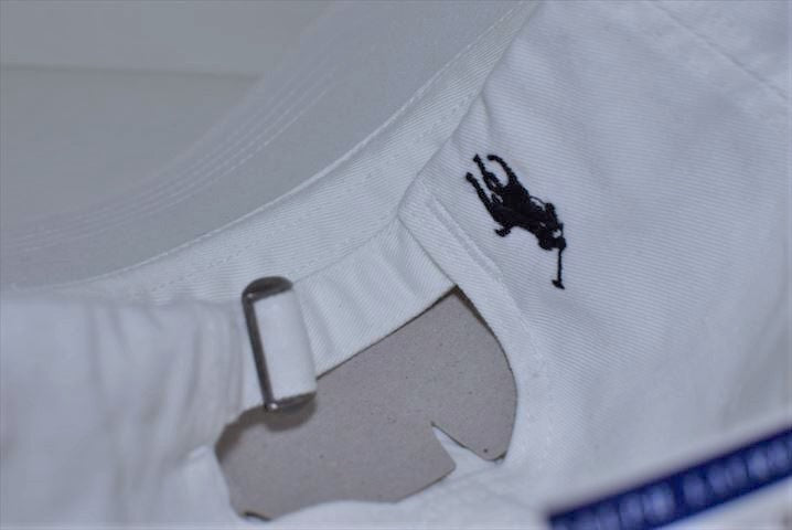 Polo Ralph Lauren(ラルフ ローレン)Cotton Script Logo White Cap ホワイト ポロ スクリプト ロゴ ボール キャップ