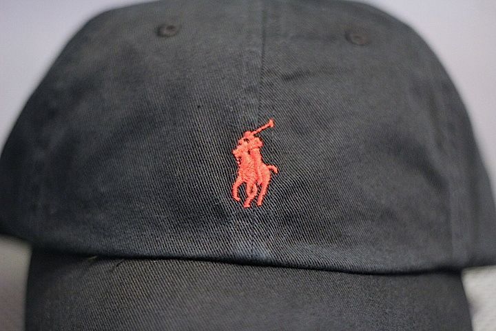 Polo Ralph Lauren(ラルフ ローレン)Cotton One Point Logo Cap  ブラック　ポニー ポロ ロゴ ボール ラルフローレン キャップ