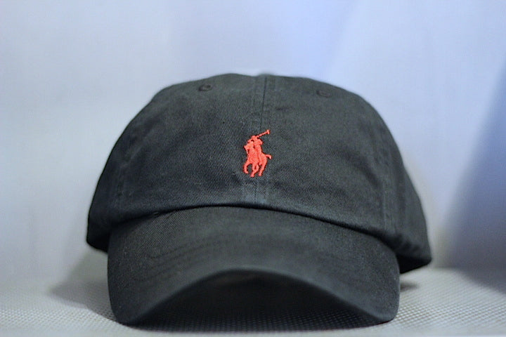 Polo Ralph Lauren(ラルフ ローレン)Cotton One Point Logo Cap  ブラック　ポニー ポロ ロゴ ボール ラルフローレン キャップ