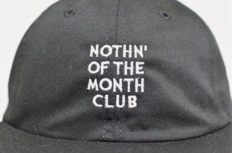 Nothin' Special(ナッシン スペシャル) 6panel Cap Black キャップ