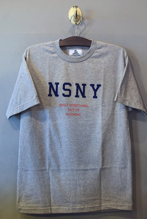 Nothin' Special(ナッシン スペシャル) NSNY S/S Tee Heather Grey