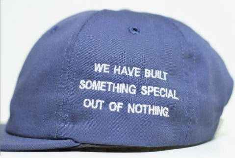 Nothin' Special(ナッシン スペシャル) 6panel Cap Leather Strap Navy