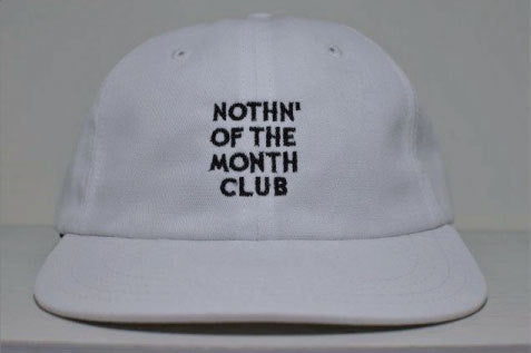 Nothin' Special(ナッシン スペシャル) 6panel Cap White キャップ