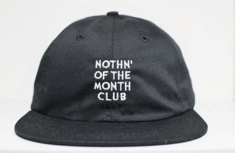 Nothin' Special(ナッシン スペシャル) 6panel Cap Black キャップ