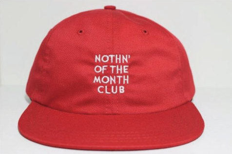 Nothin' Special(ナッシン スペシャル) 6panel Cap Red キャップ