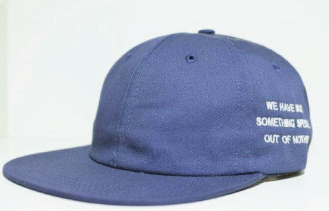 Nothin' Special(ナッシン スペシャル) 6panel Cap Leather Strap Navy