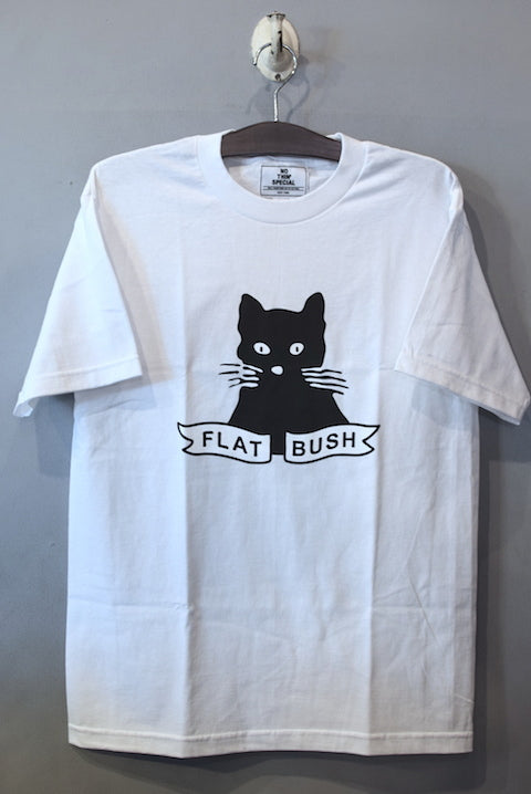 Nothin' Special(ナッシン スペシャル) Black Cat S/S Tee White