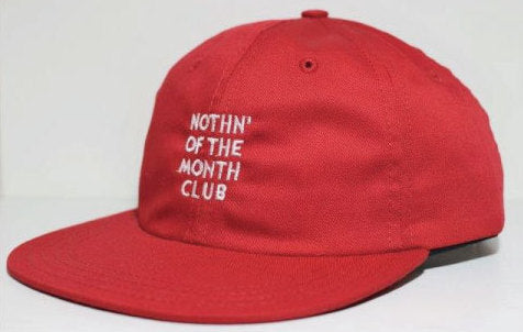 Nothin' Special(ナッシン スペシャル) 6panel Cap Red キャップ