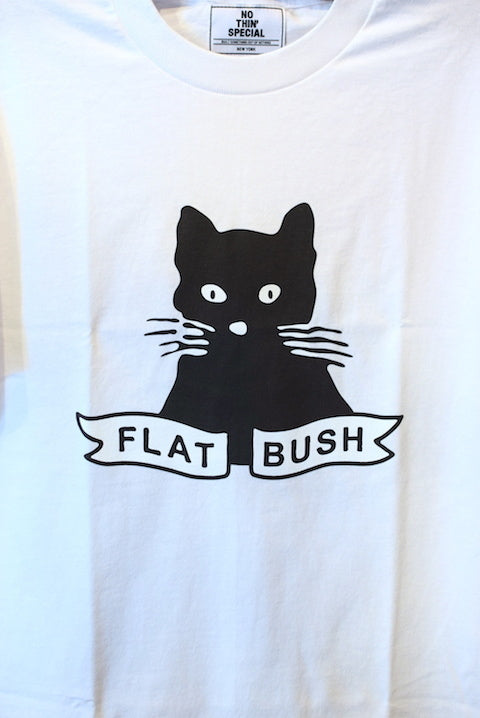 Nothin' Special(ナッシン スペシャル) Black Cat S/S Tee White