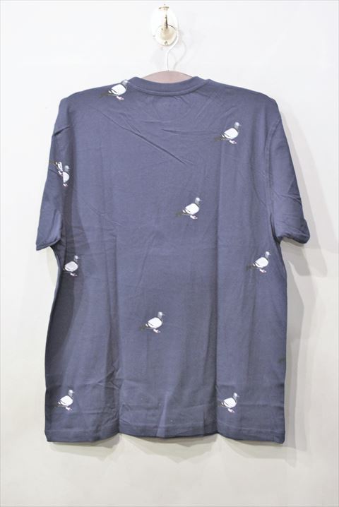 Staple Design(ステイプル デザイン) S/S All Over Pigeon Tee Navy オールオーバー ピジョン Tシャツ 総柄