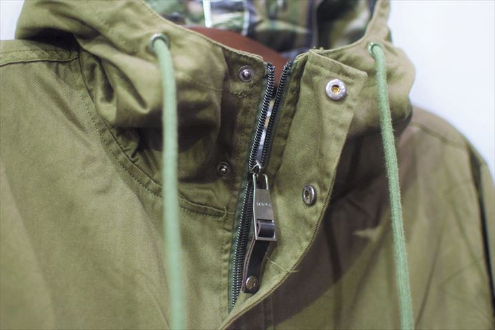 Staple Design(ステイプル デザイン) Apache Parka Olive Jacket アパッチ パーカー ジャケット モッズ コート オリーブ ピジョン 総柄