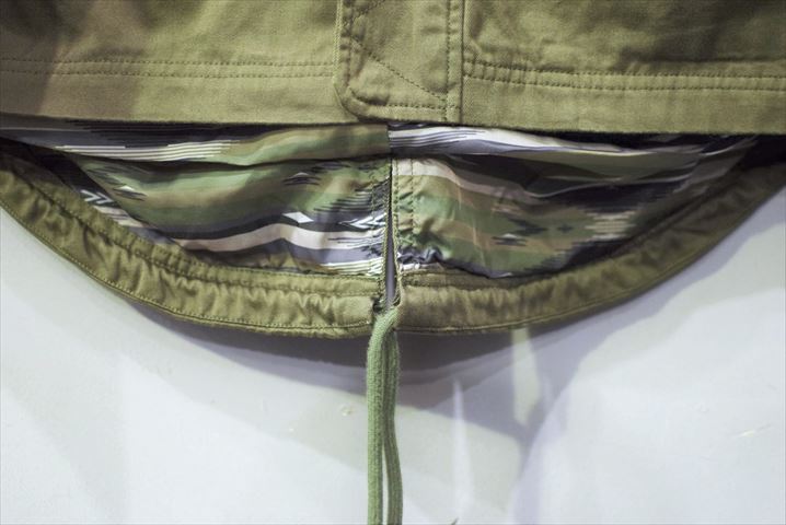 Staple Design(ステイプル デザイン) Apache Parka Olive Jacket アパッチ パーカー ジャケット モッズ コート オリーブ ピジョン 総柄