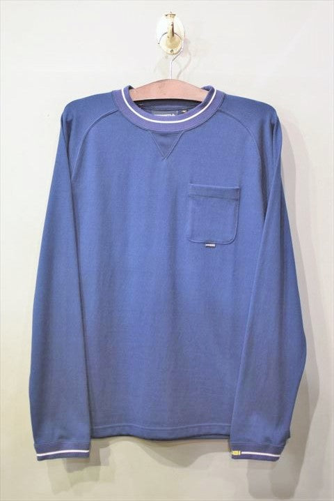 Tee Navy Long Sleeve ロングスリーブ Tシャツ カットソー ネイビー