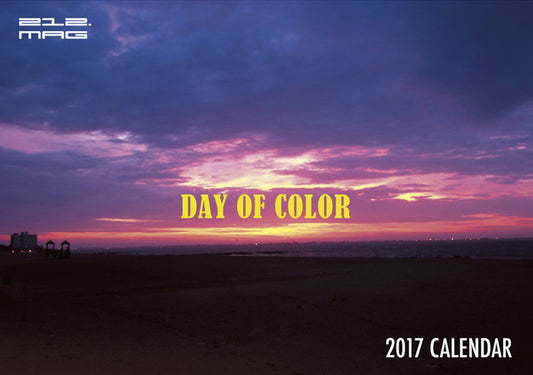 212Mag (トゥートゥエルブマガジン) 2017CALENDAR "DAY OF COLOR"