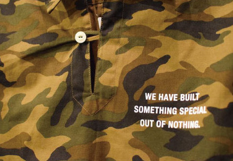 Nothin' Special(ナッシン スペシャル) L/S Pullover Shirt Ripstop Camo プルオーバー シャツ