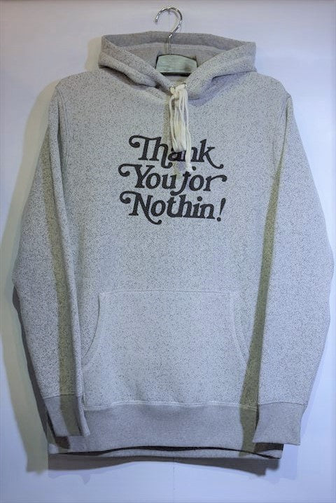 Nothin' Special(ナッシン スペシャル) Thank You For Nothin' Pullover Hoodie Grey プルオーバー フーディー