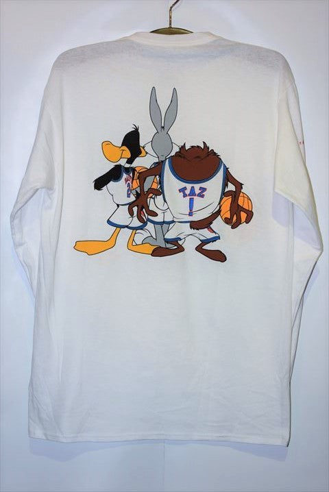 Space Jam (スペースジャム) L/S Official Tee White ロングスリーブ Tシャツ