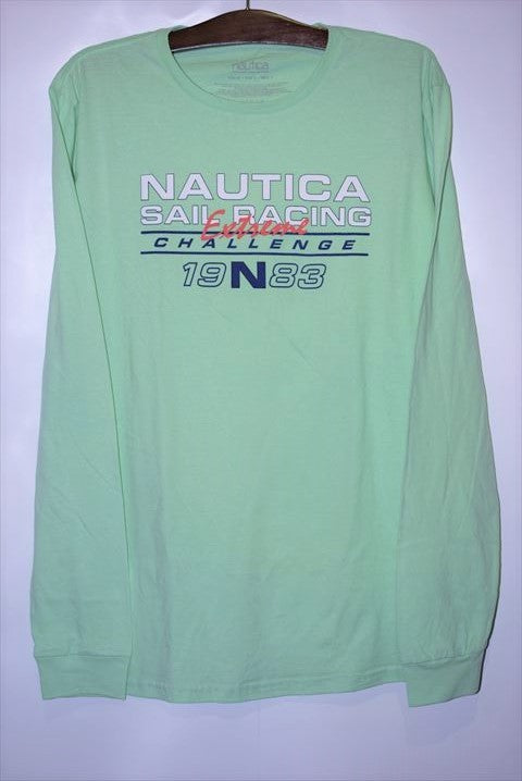 Nautica(ノーティカ) ＋ U.O L/S Tee Teal LIL YACHTY ロングスリーブ Tシャツ