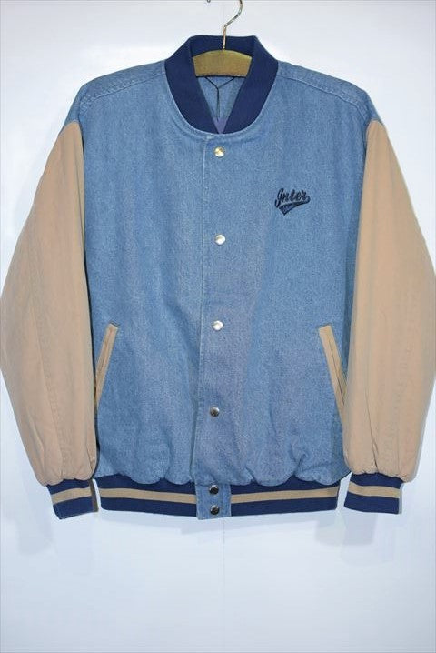 OG Varsity Jacket Wash Denim スタジャン