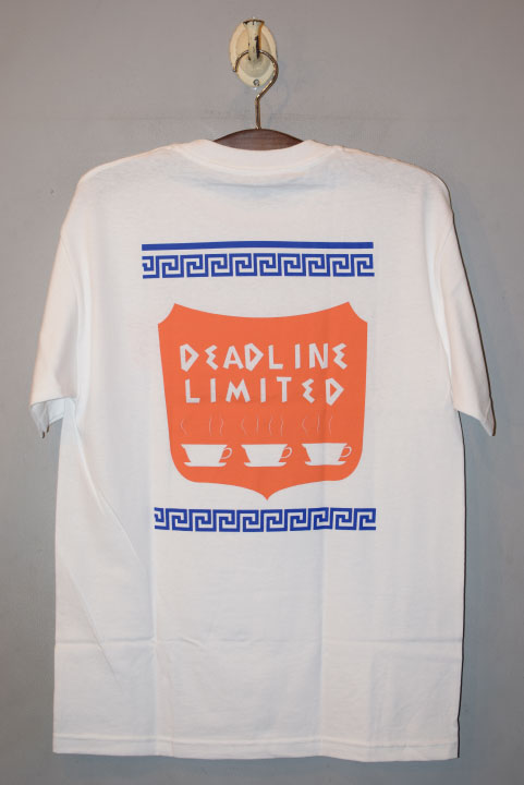 Deadline(デッドライン) Greek Coffee S/S Tee White コーヒー ロゴ Tシャツ