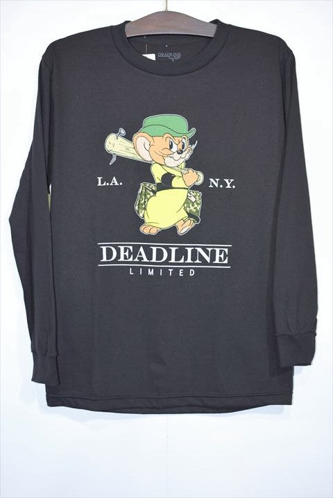 Deadline(デッドライン) L/S Tee Jerrys Cousin ジェリー  ロンT Tシャツ