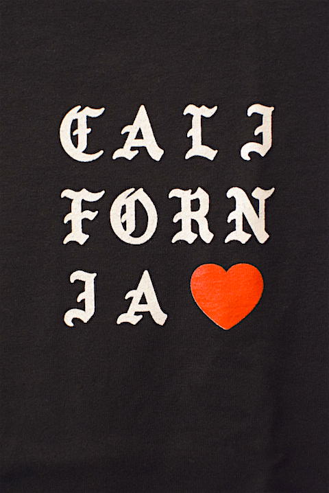 Deadline(デッドライン) Cali Love S/S Tee Black カリフォルニア ラブ Tシャツ ブラック