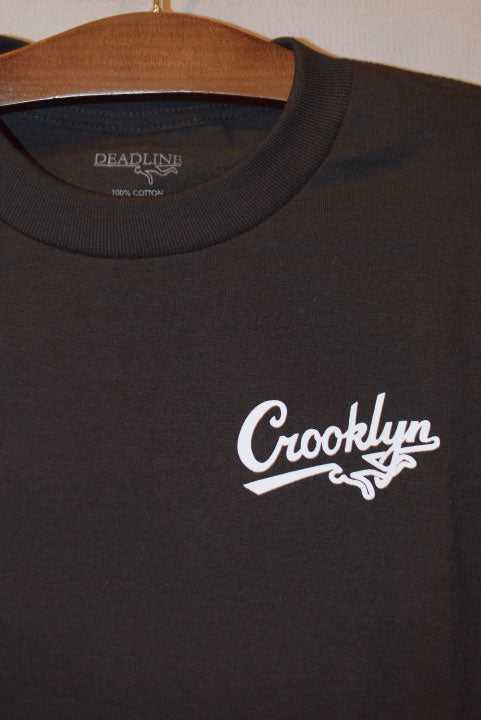 Deadline(デッドライン) Crooklyn S/S Tee Black クルックリン Tシャツ ブラック