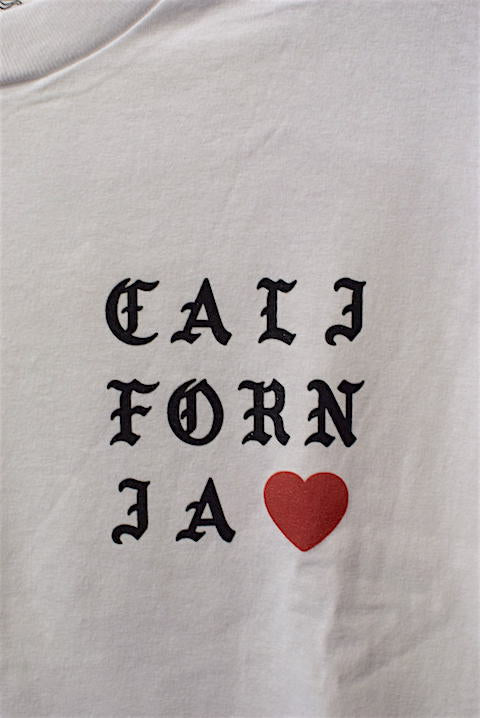 Deadline(デッドライン) Cali Love S/S Tee White カリフォルニア ラブ Tシャツ ホワイト