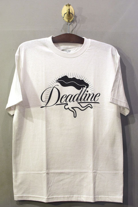 Deadline(デッドライン) Gun Logo Tee White ガン ロゴ Tシャツ ホワイト