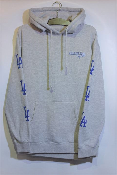 Deadline(デッドライン) Los Angels Dodgers Pullover Hoodie Grey ロサンゼルス ドジャース