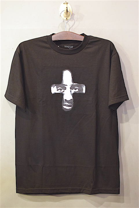 Deadline(デッドライン) 2Pac Cross S/S Tee Black Tシャツ ブラック