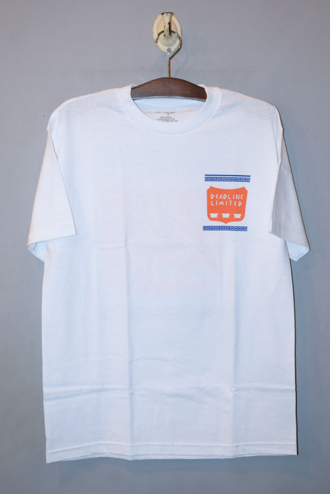 Deadline(デッドライン) Greek Coffee S/S Tee White コーヒー ロゴ Tシャツ