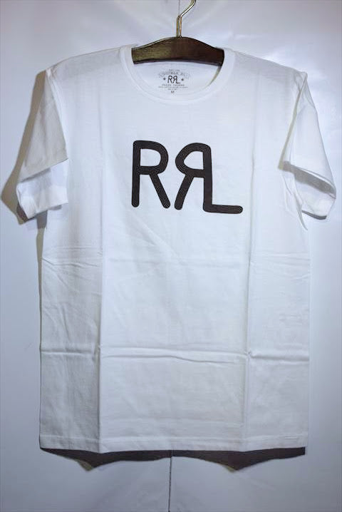 RRL(ダブルアール)Limited Edition Classic Logo Short Sleeve Tee White ホワイト Newyork NY Basic Tシャツ クラシック ベーシック ロゴ アメリカン カジュアル アメカジ ネイティブ ミニマル デザイン アメリカ製