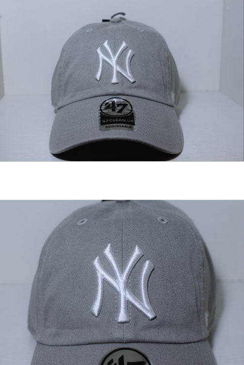 47 Brand(フォーティーセブンブランド) New York Yankees Ball Cap Grey グレー Round 6 Panel