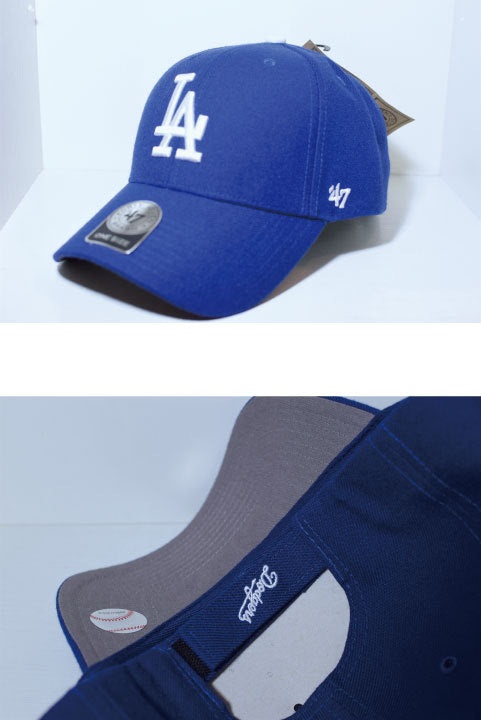 47 Brand(フォーティーセブンブランド)MVP Los Angeles Dodgers Ball Cap Royal Blue ロイヤル ブルー Round 6 Panel