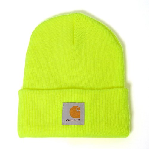 Acrylic Watch Hat Beanie Lime Yellow Yoda Green Pink Pop Orange ビーニー ニット帽