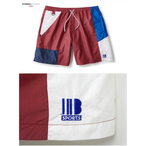 Active Service Switching Shorts Burgundy TEIJIN 切替 ショーツ