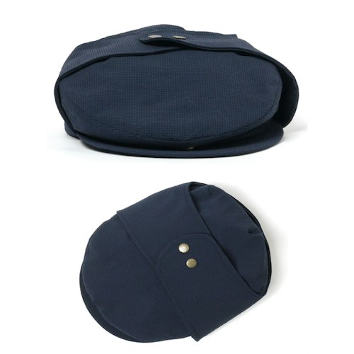 Active Service Solotex Seersucker Hunting Cap Navy シアサッカー ハンチング キャップ