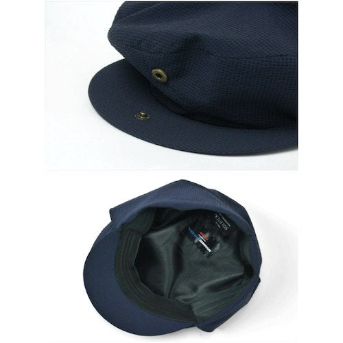 Active Service Solotex Seersucker Hunting Cap Navy シアサッカー ハンチング キャップ