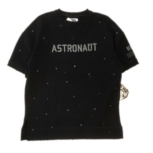 Billionaire Boys Club (ビリオネアボーイズクラブ) Astronaut S/S Sweat Shirts BB Mission Knit Black 半袖 スウェット シャツ