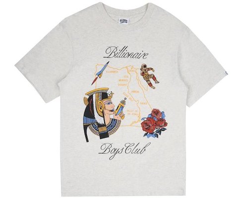 Billionaire Boys Club (ビリオネアボーイズクラブ) Souvenir Map S/S Tee White Marl 半袖　Tシャツ