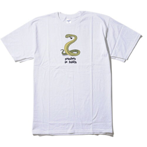 Acapulco Gold (アカプルコゴールド) Snakes is High S/S Tee White 半袖 Tシャツ