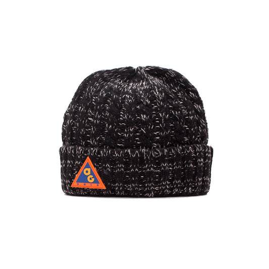 AG Conditions Cable Knit Cap Hat Mix Black ケーブル ニット キャップ acg 帽子