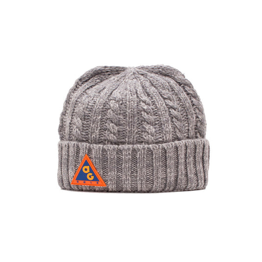 AG Conditions Cable Knit Cap Hat Mix Grey ケーブル ニット キャップ acg 帽子