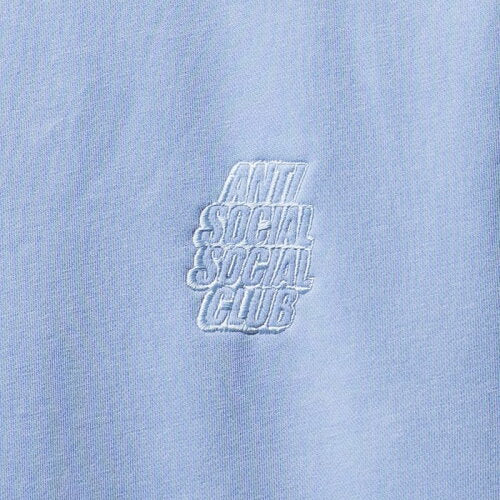 Anti Social Social Club(アンチ ソーシャル ソーシャル クラブ)Invincible Logo Crew Neck Sweat Blue Logo ロゴ クルー ネック 刺繍 スウェット