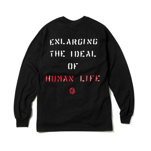 Billionaire Boys Club (ビリオネアボーイズクラブ)223 human Life L/S Tee Black ヒューマン ライフ Long Sleeve Tシャツ