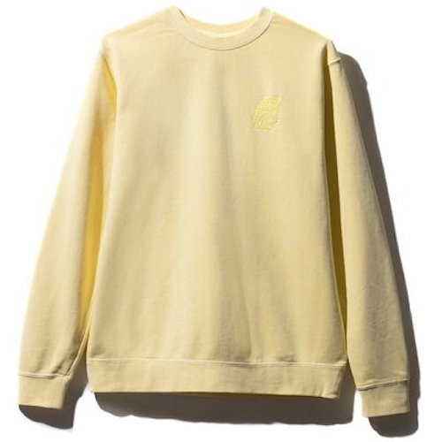 Anti Social Social Club(アンチ ソーシャル ソーシャル クラブ)Invincible Logo Crew Neck Sweat Yellow Logo ロゴ クルー ネック 刺繍 スウェット