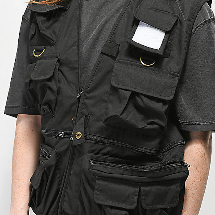 Uncle Milty Fishing Vest Black ミリティー フィッシング ベスト ブラック 黒 Outdoor Military メンズ ユニセックス